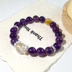 Amethyst Golden Quartz Women's Exquisite Bracelet