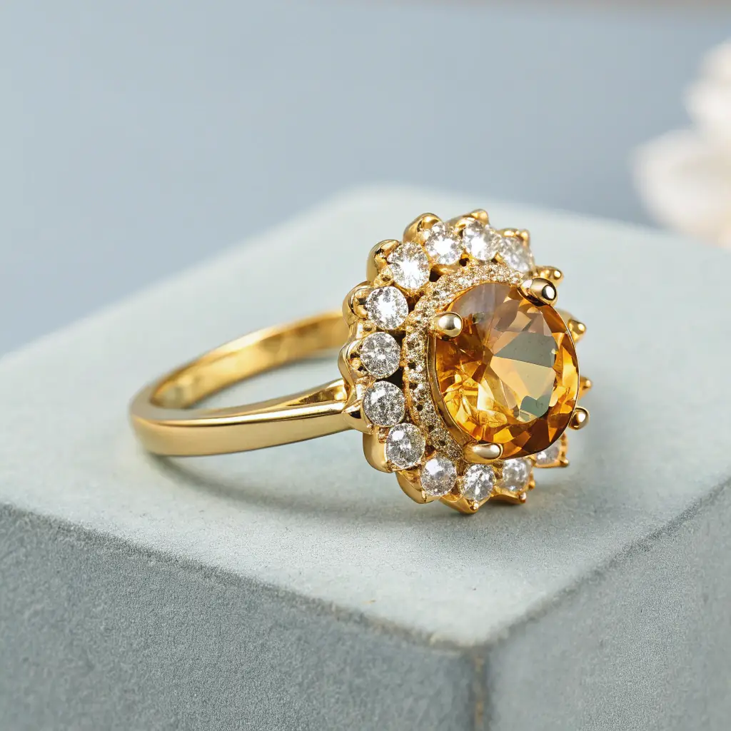 Citrine Energy Ring